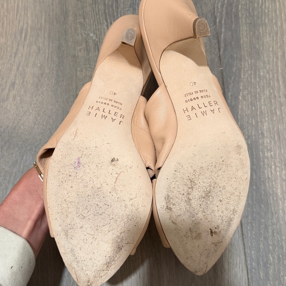 Jamie Haller Knot Heel Sand - Picture 5 of 12